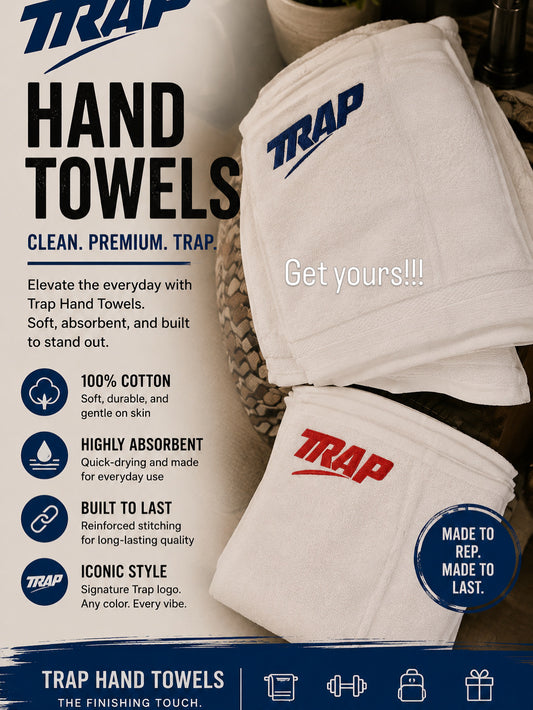 Trap Printed Hand Towels